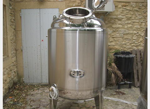 Cuve de mélange isolée DP (chaud/froid) - INOX 316L
