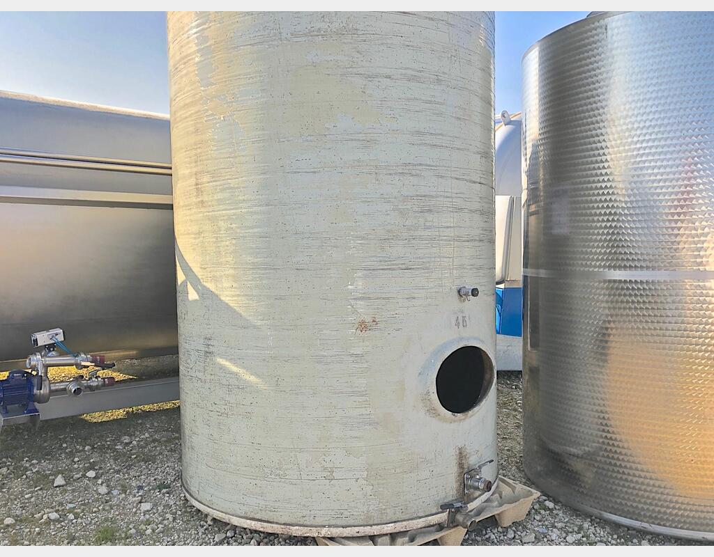 Cuve fibre cylindrique verticale