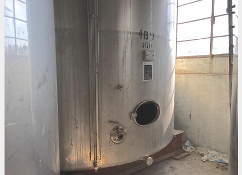 Cuve Inox 316 Ti cylindrique verticale