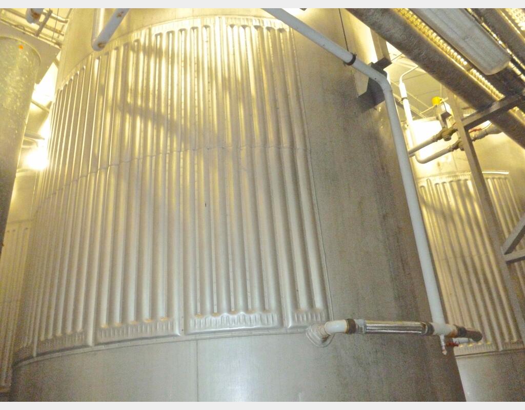 Cuve de stockage inox refroidie - Volume : 350 hectos (35000 litres)