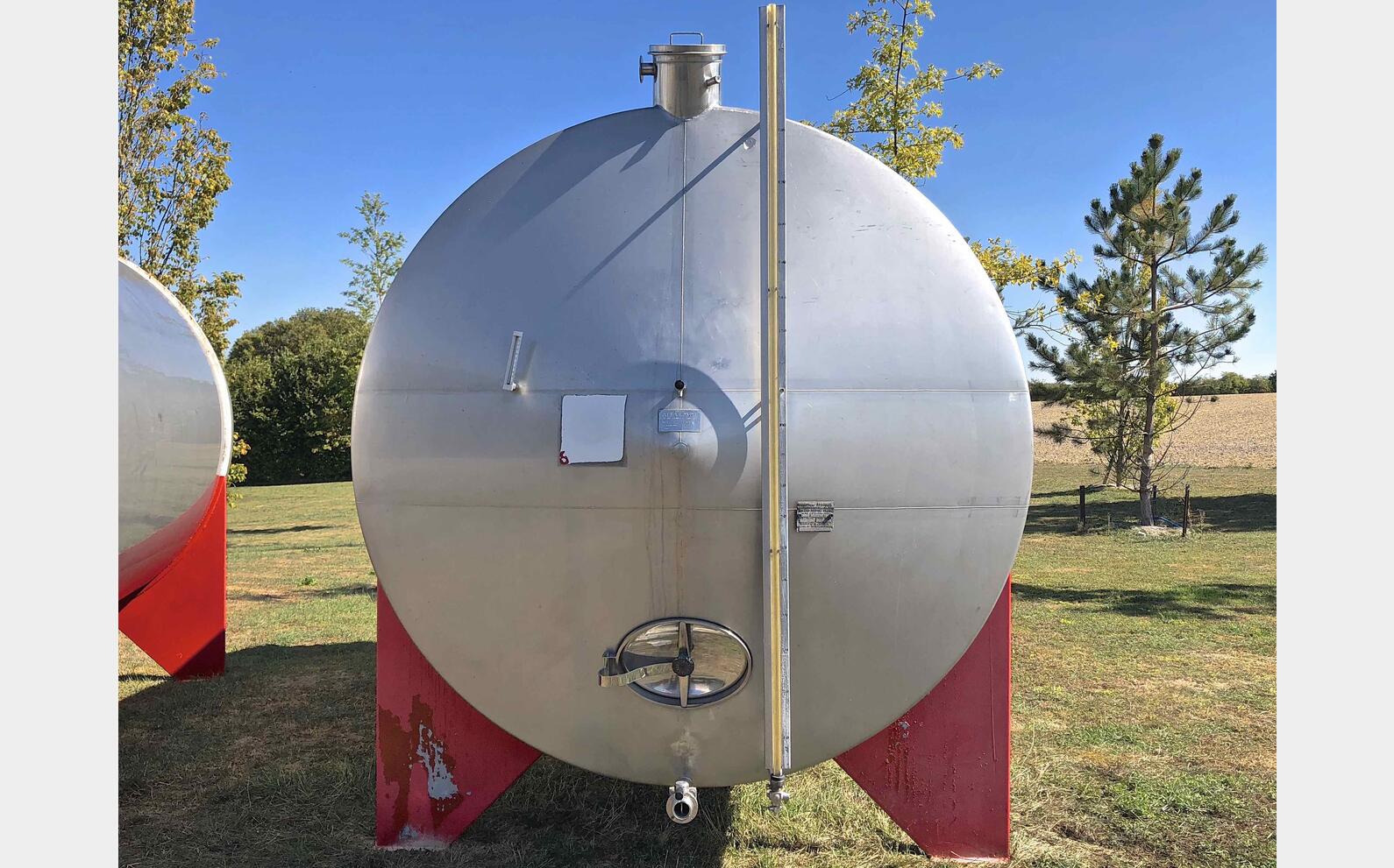 Cuve inox horizontale ALFA LAVAL