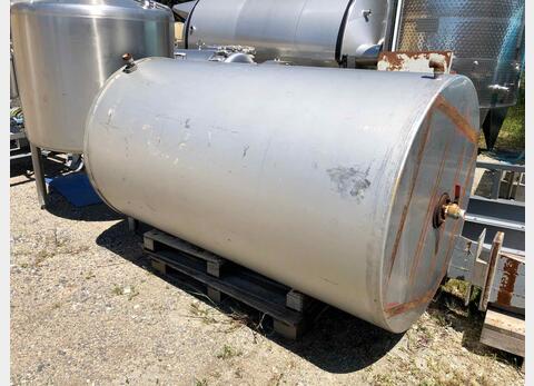 Stainless steel tank with copper coil