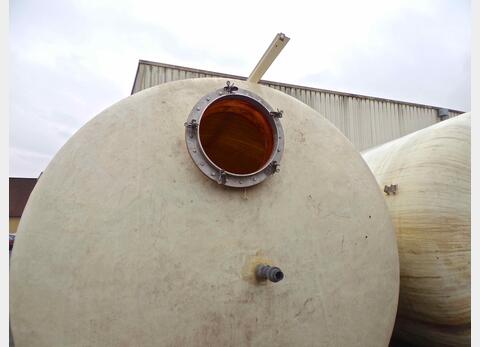 Cuve fibre fond plat sur radier Volume : 50 000 litres (500 hls)