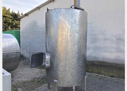 Cuve stockage inox PU0118 Volume : 2500 litres (25 HLS)