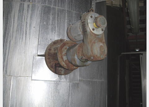 Cuve de stockage verticale de 30 m3 - INOX 304, Isoléé , agitée