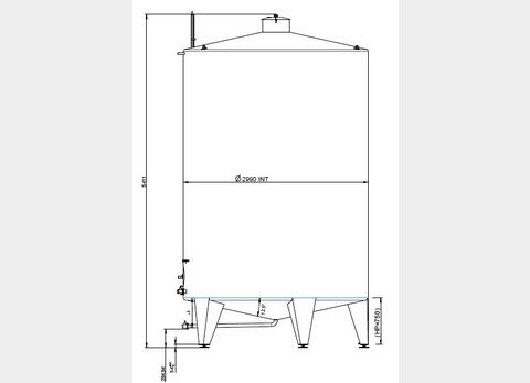cuve stockage INOX 304L/316L MATERIEL NEUF