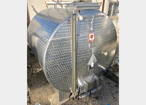 Cuve inox autopigeante - capacité 50 hls (5000 litres)