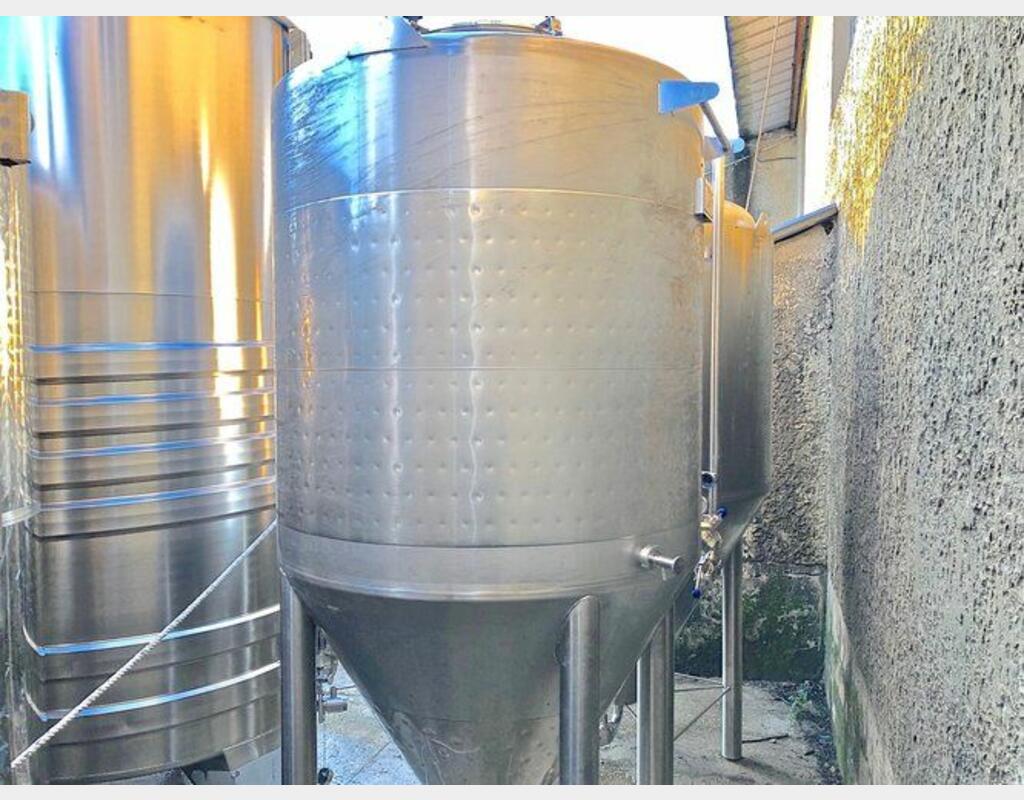 304 stainless steel tank - Cylindro-conical 16 HL (1600 liters) ARSILAC