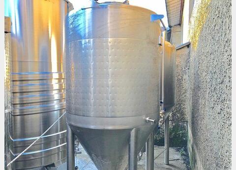 304 stainless steel tank - Cylindro-conical 16 HL (1600 liters) ARSILAC