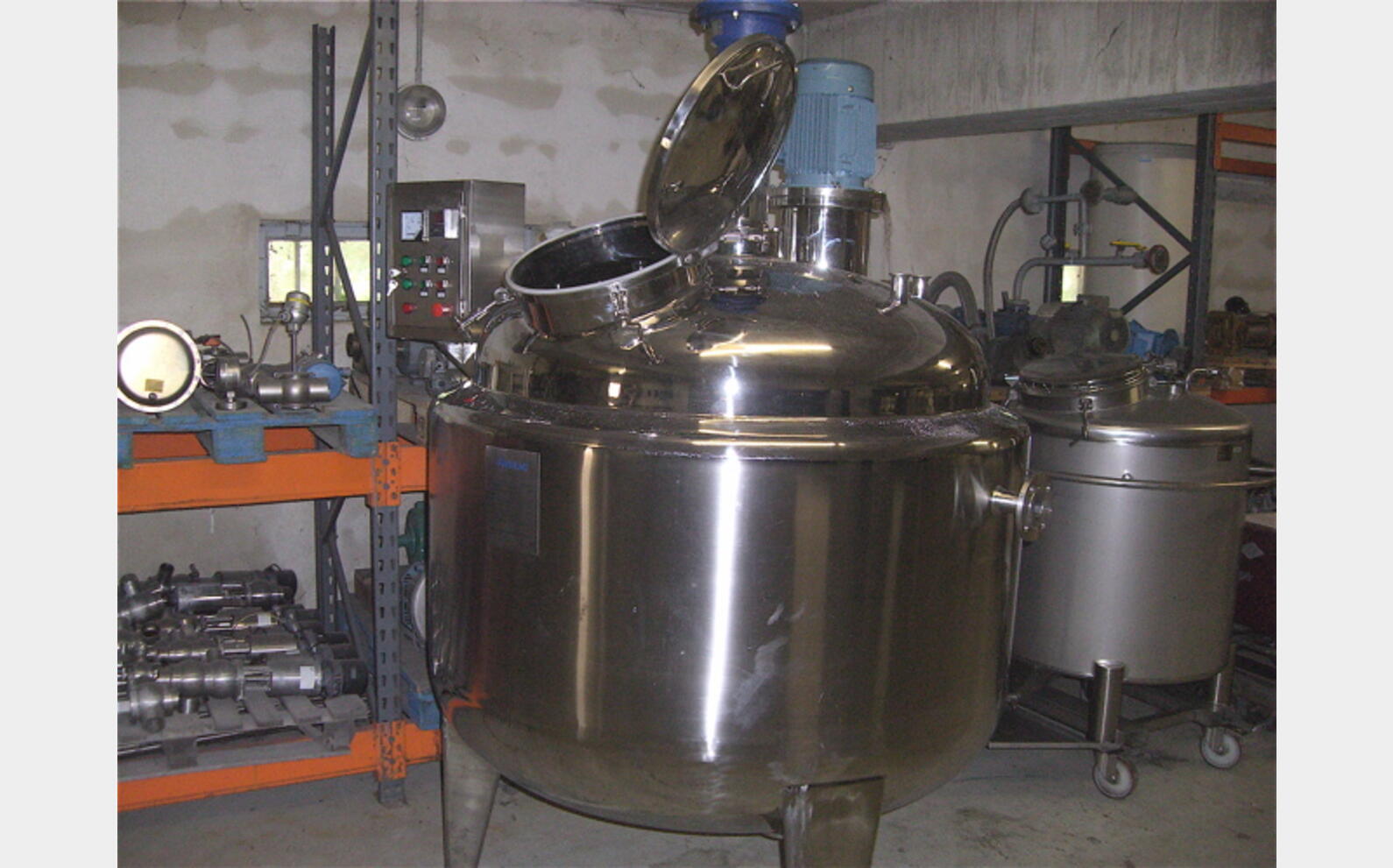 cuve de m&eacute;lange INOX 316 L NEUVE