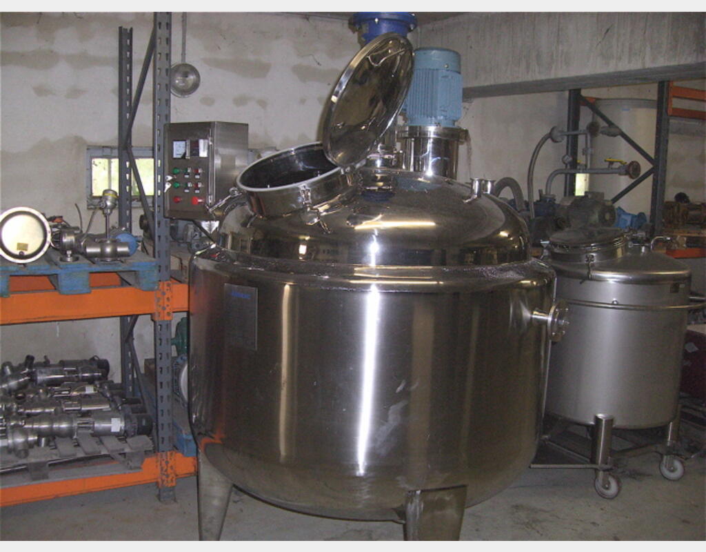 Cuve de mélange 1.000 litres - INOX 316 L
