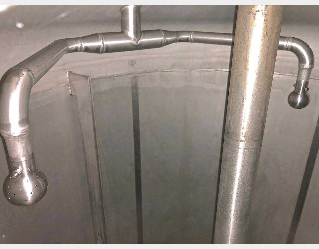 Cuve de mélange inox sur châssis - Capacité : 500 litres
