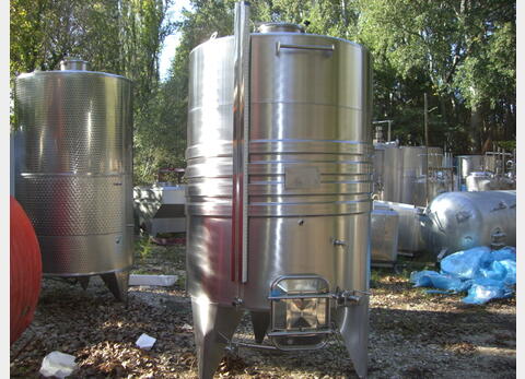 Cuve Inox 304 de Stockage 53 HL - Fond conique sur pieds