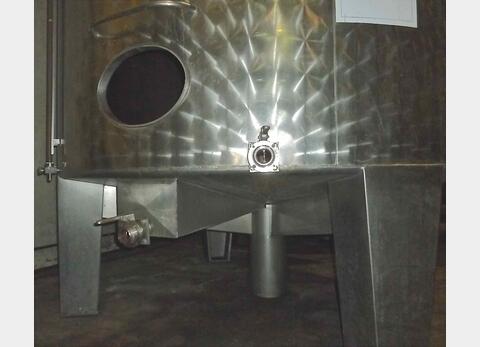 Cuve inox ferm&eacute;e sur pieds