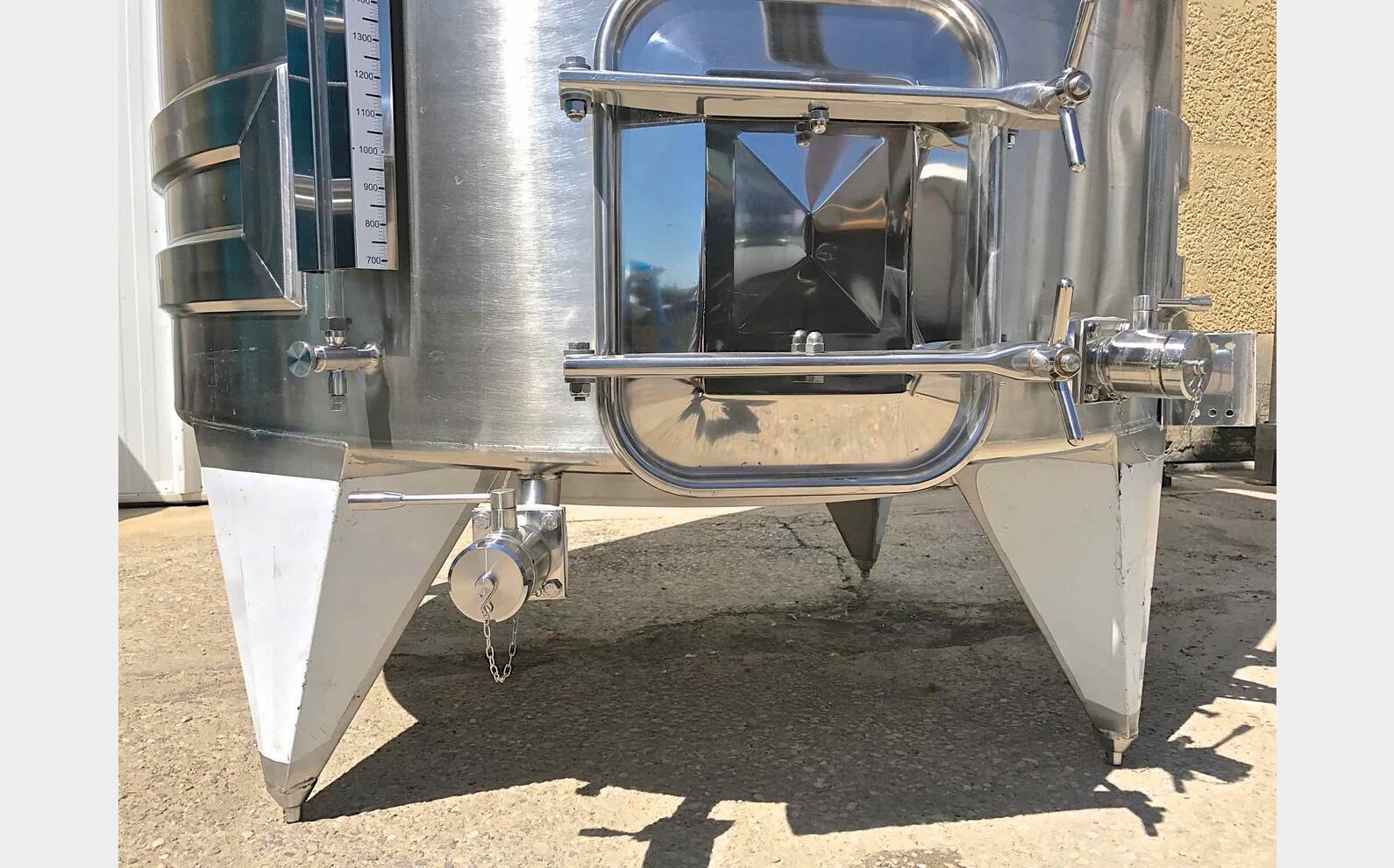 Cuve inox &agrave; chapeau flottant  80 hls MATERIEL NEUF
