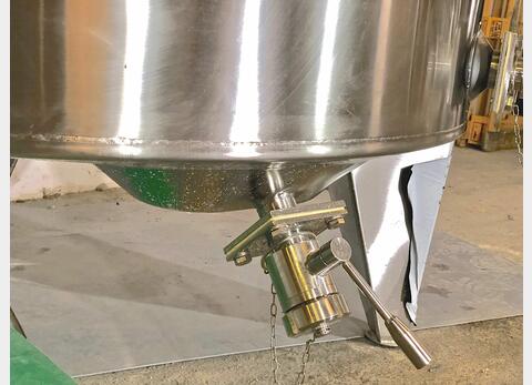 304 stainless steel tank - Model SPABP2150 - Curved bottom - Floating hat