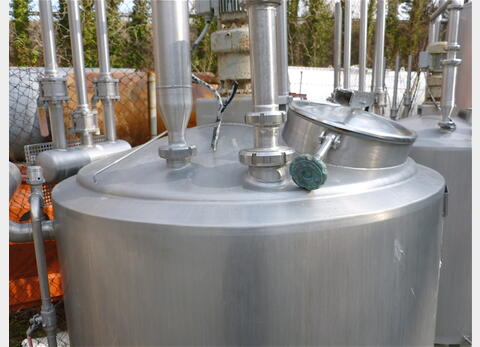 Cuve INOX &agrave; ferment 900 L double paroi Double paroi