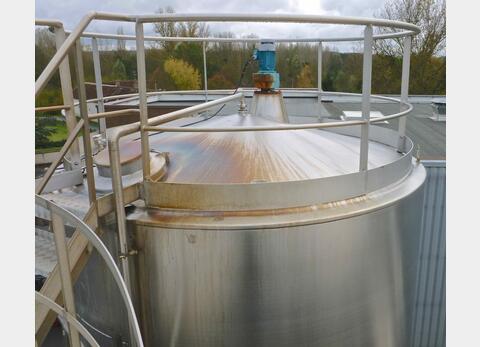 Cuve inox cylindrique verticale