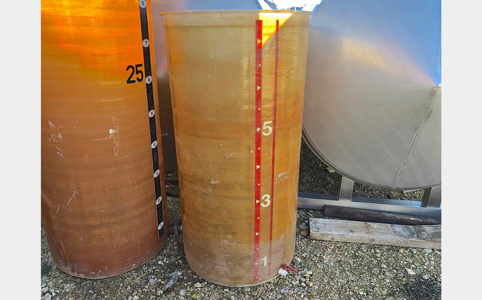 Cuve polyester fond plat