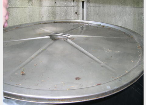 Cuve de stockage en INOX - Volume : 1000 litres