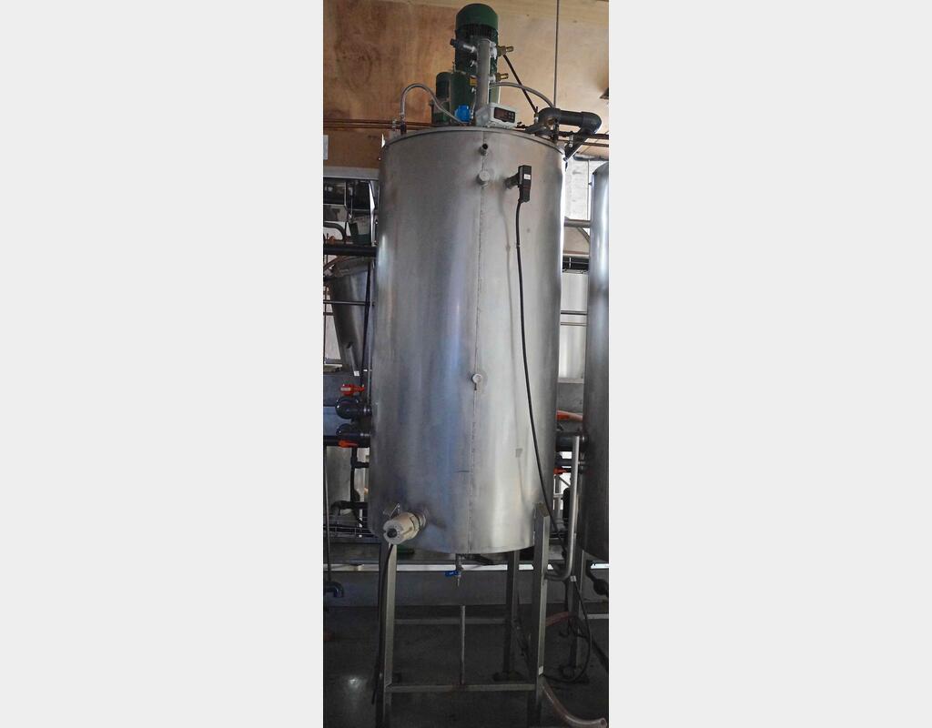 Réacteur inox 316L - Agitateur et thermoplongeur