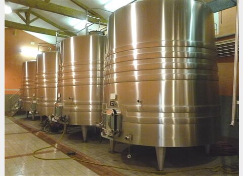 Cuve vinification INOX 304 tronconique - Volume : 177,7 hecto (17770 litres)
