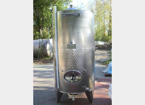 Cuve Inox 304 de stockage 23 Hls - Fond bombé