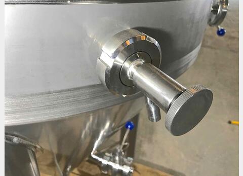 304 stainless steel tank - Cylindro-conical 6.4 HL (640 liters) ARSILAC