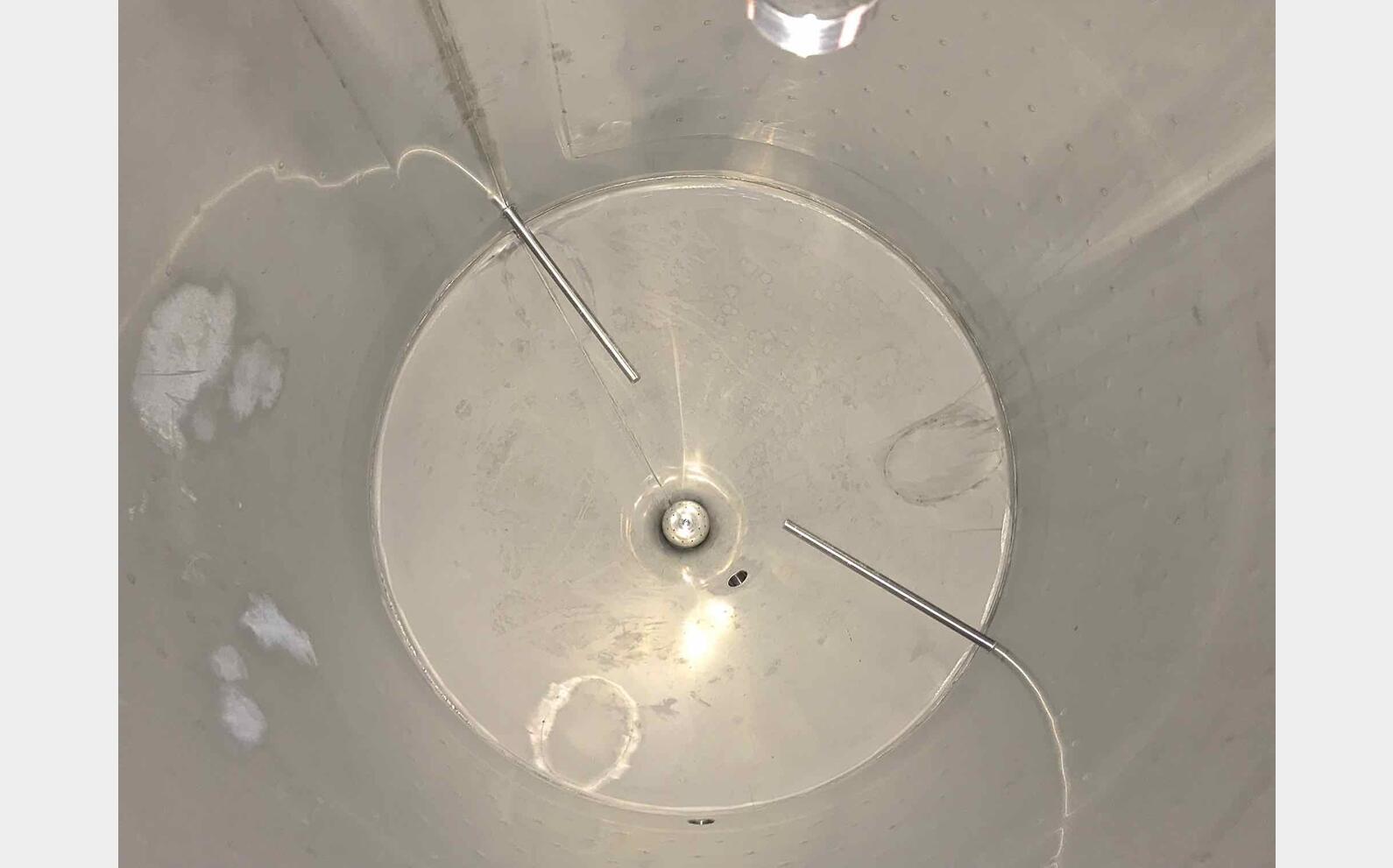 304 stainless steel tank - Cylindro-conical 6.4 HL (640 liters) ARSILAC