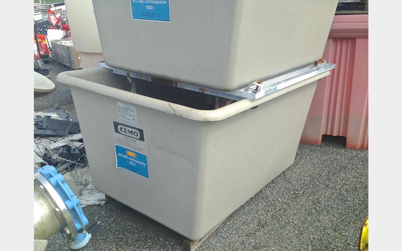 Bac de r&eacute;tention CEMO LSDH18 Volume : 1100 litres