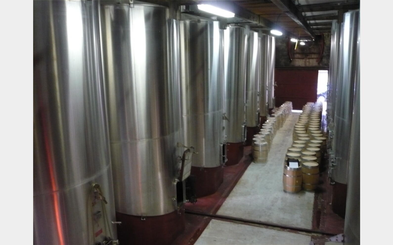 cuve stockage/vinification INOX Agroalimentaire : vin rouge Marque : PIERRE GUERIN.