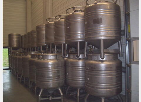 Conteneur de stockage en INOX - Volume : 800 litres