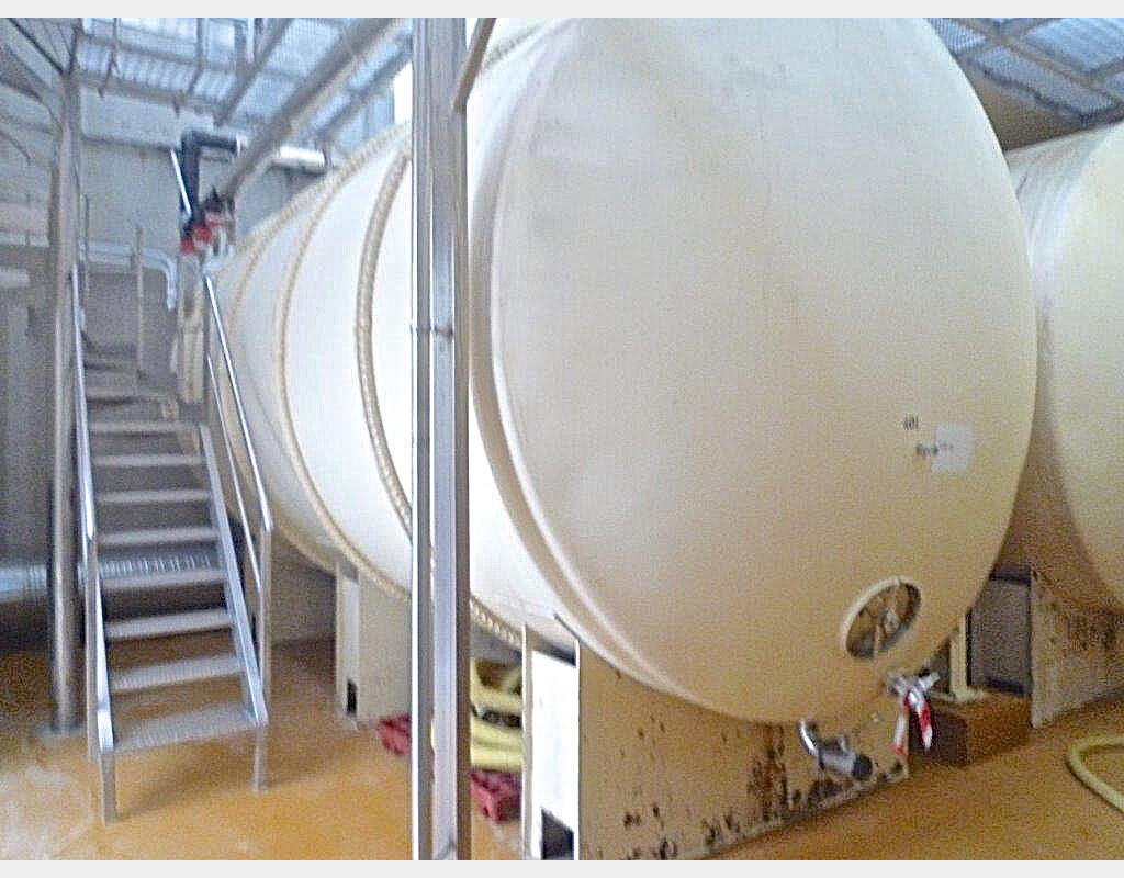Cuve de stockage acier revêtu - Volume : 400 hls (40 000 litres)
