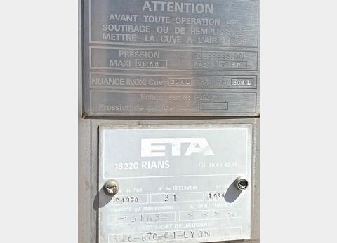 Cuve Inox ETA N31 ETA