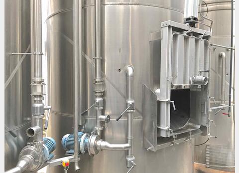 Cuve inox compartimentée 368 Hl - Marque TEC INOX  vinification 