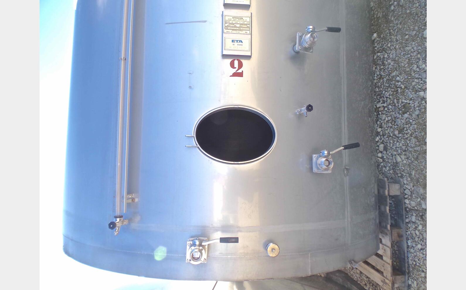 Cuve INOX 200 HL 2 COMPT. Marque : ETA