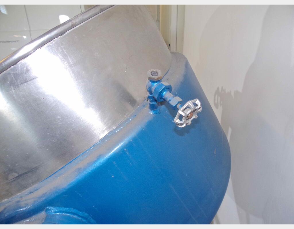 Fondoir inox double enveloppe - Capacité : 300 litres