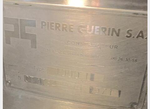 cuve inox agit&eacute;e isol&eacute;e LSDH18 Volume : 1000 litres