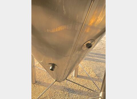 Insulated tank on 304 stainless steel - Cylindro-conical