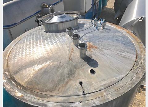 Cuve stockage inox