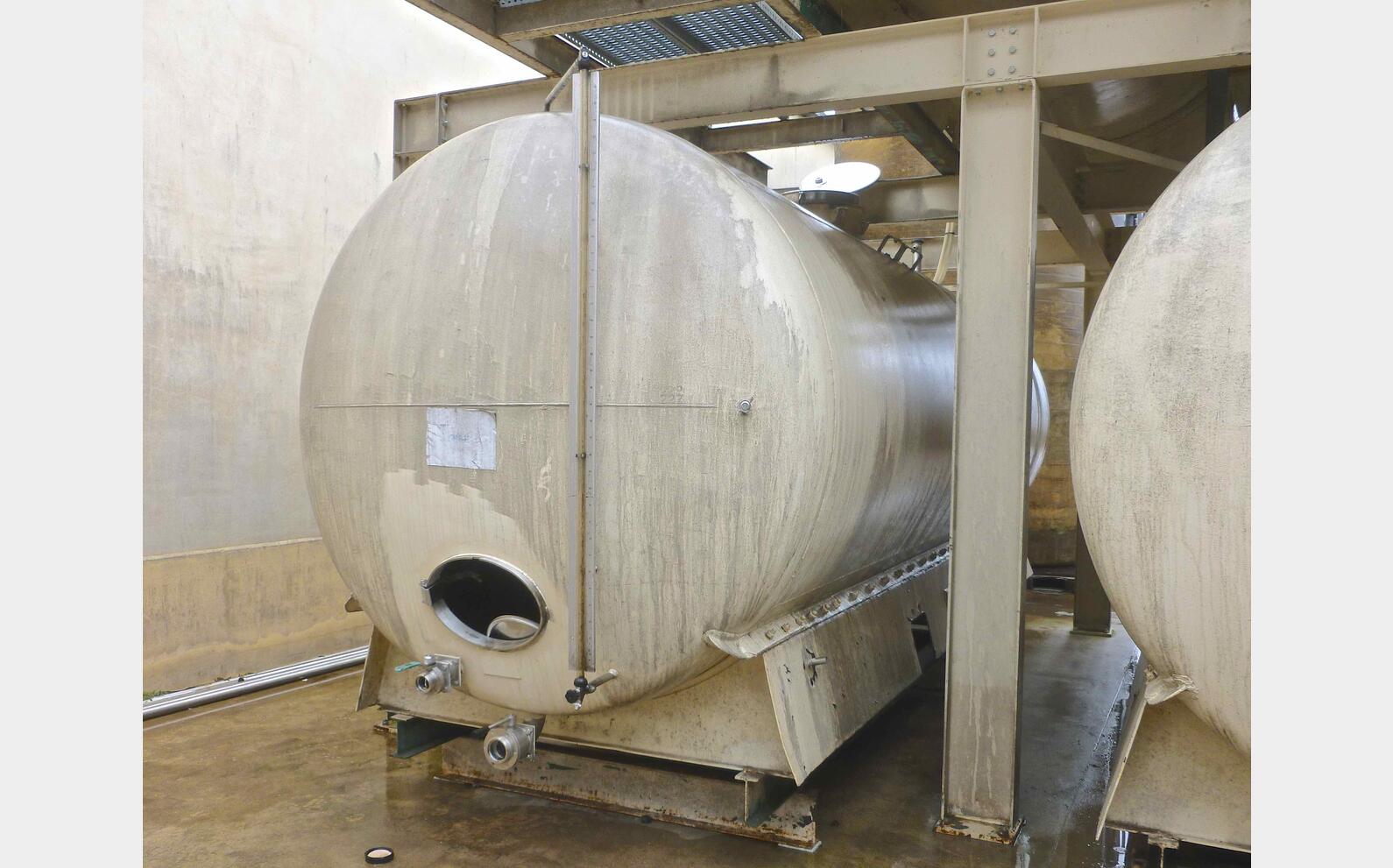 Cuve inox 316L horizontale