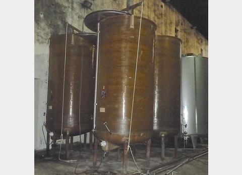 Cuve polyester chapeau flottant - Volume : 50 hls (5000 litres)