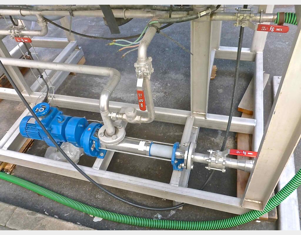Décanteuse centrifugeuse sur skid inox - Marque : GUINARD CENTRIFUGATION