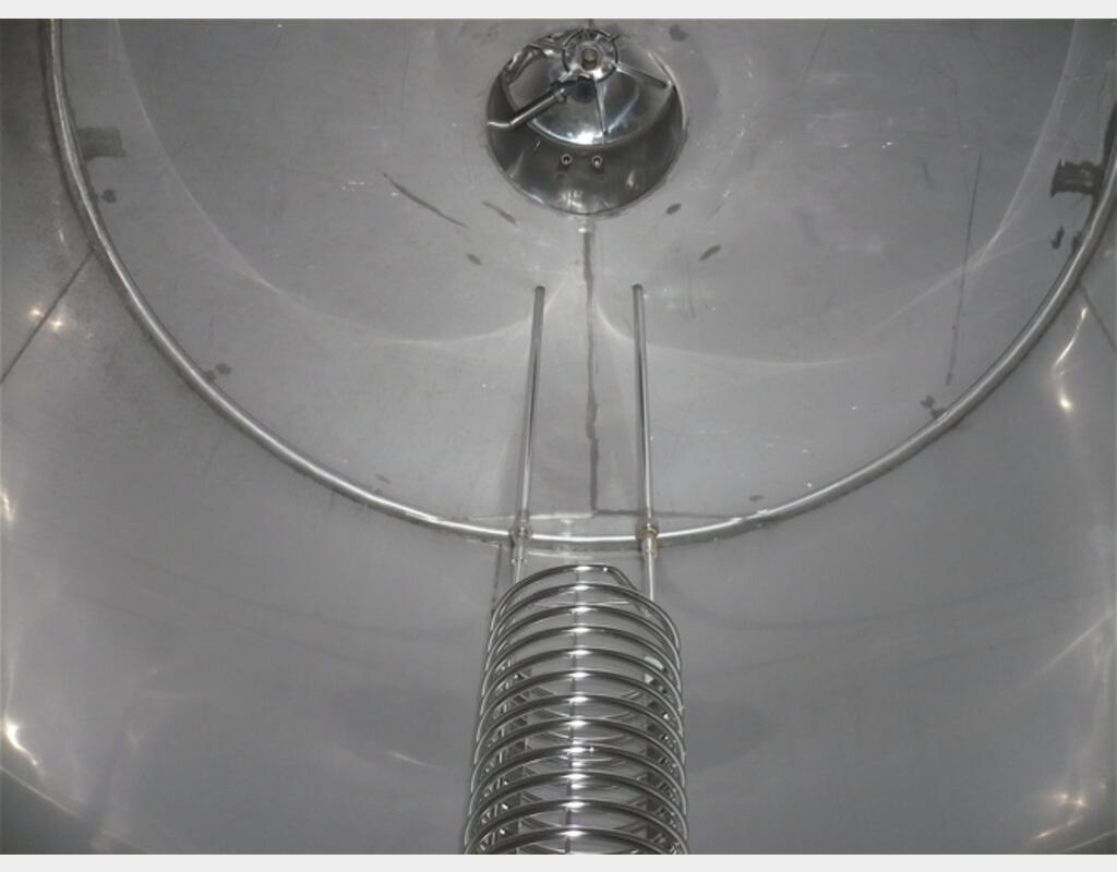 cuve de stockage INOX 304 de 150 hls - cylindrique verticale sur pieds