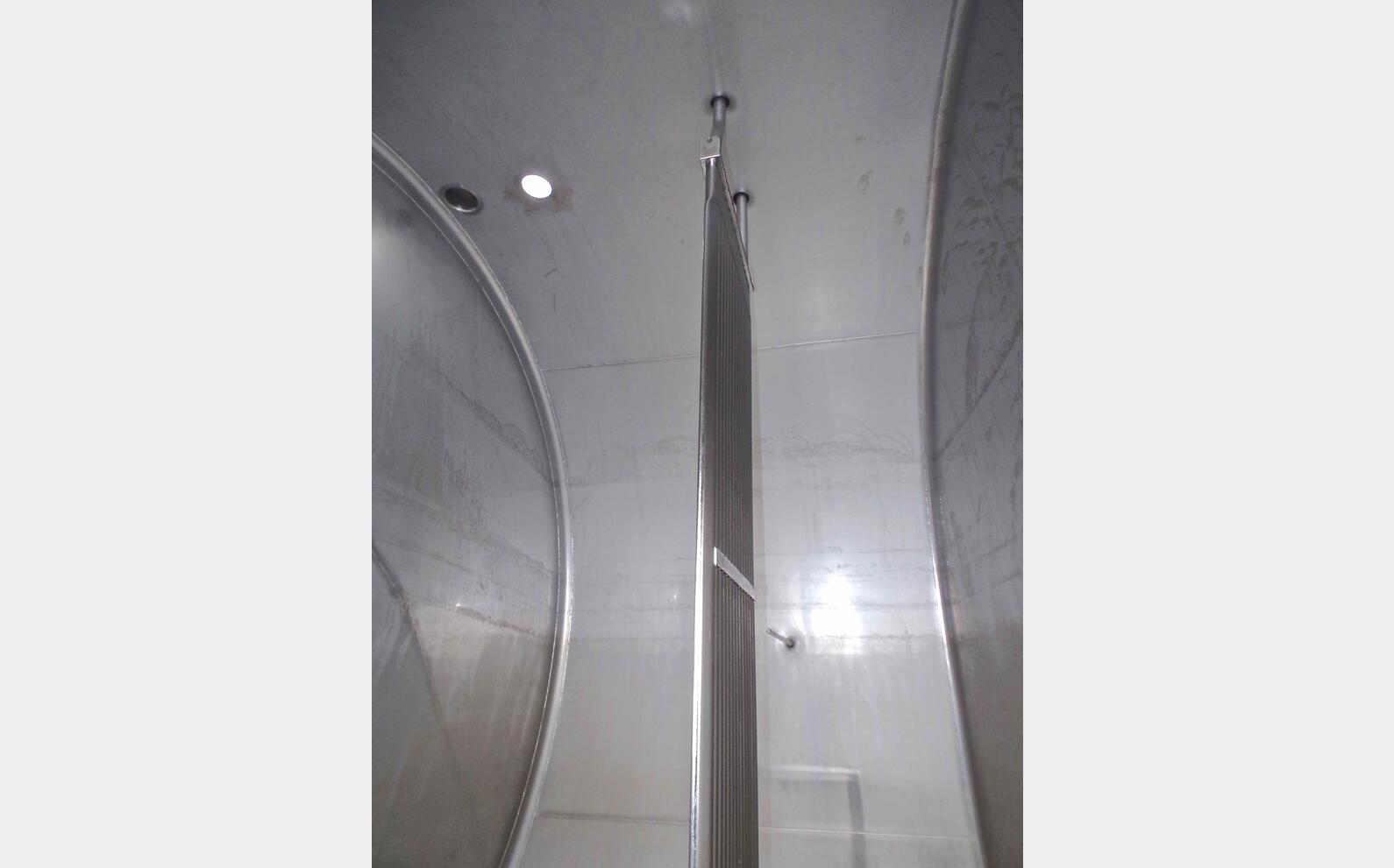 Cuve  INOX 316L cylindrique horizontale 3 compartiments : 25 + 25 + 50 HL