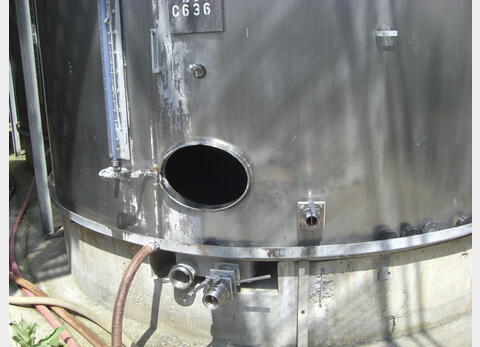 Cuve INOX 316 cylindrique verticale