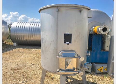 Cuve inox &agrave; chapeau flottant