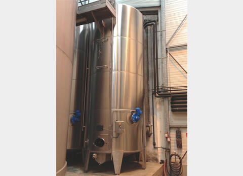 cuve pr&eacute;cipitation tartrique agit&eacute;e INOX 316L Volume : 353 HLS (35300 litres)