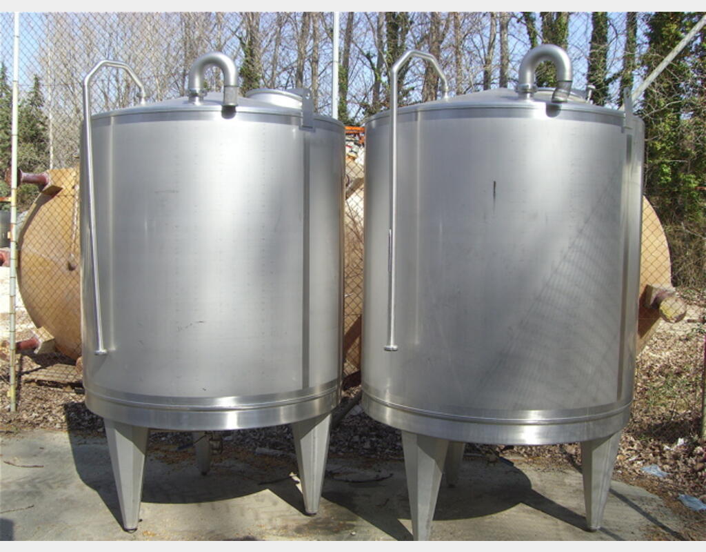 cuve stockage INOX 316L Ann&eacute;e : 2003 Volume : 3150 litres
