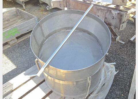 Lot de 2 Paniers inox perforés